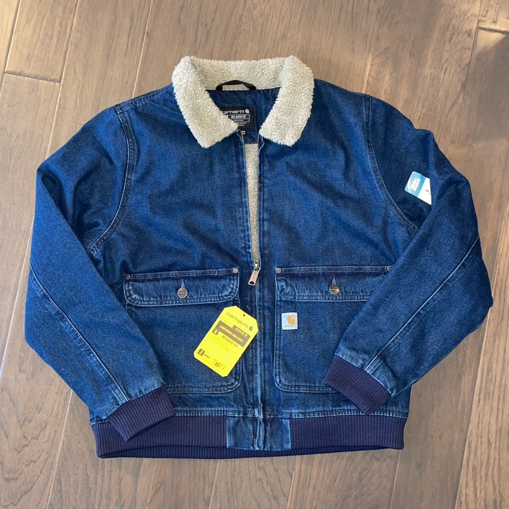 Carhartt Women’s Denim Sherpa Lined Jacket